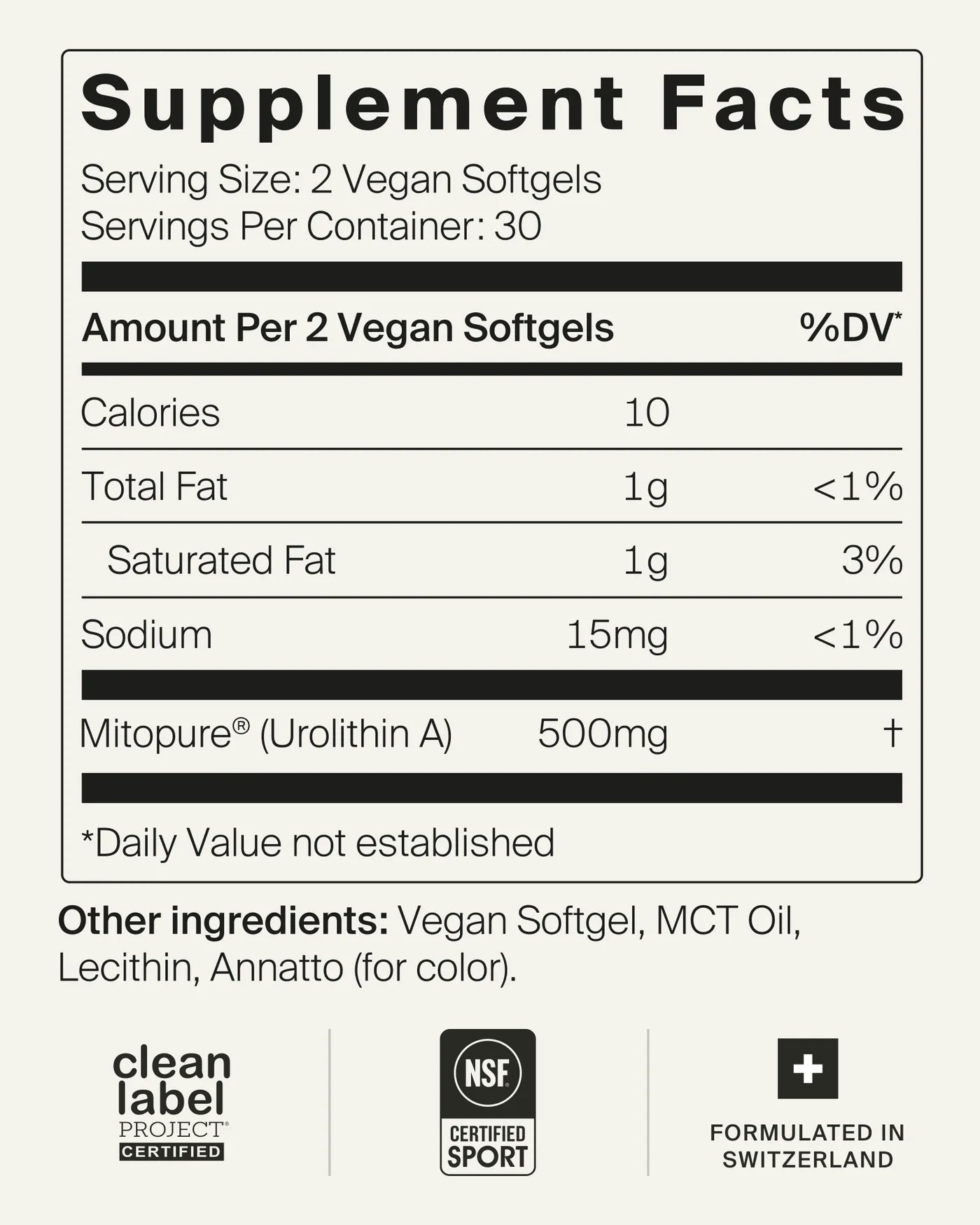 Mitopure Softgels